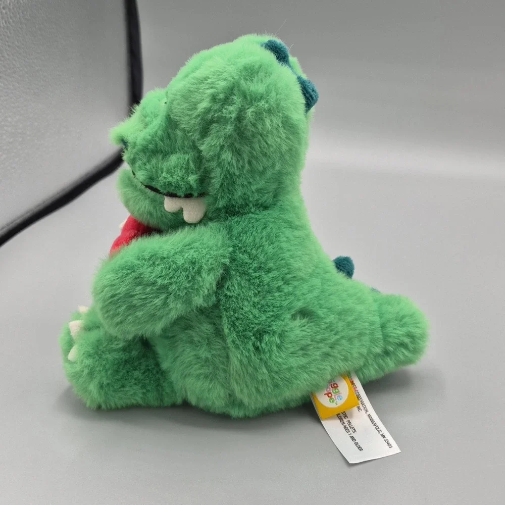 Target Giggle Scape Alligator‎ Dinosaur Green Plush Red  Heart Small 8